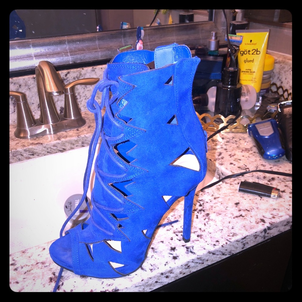 Sexy 5.5 royal blue heels